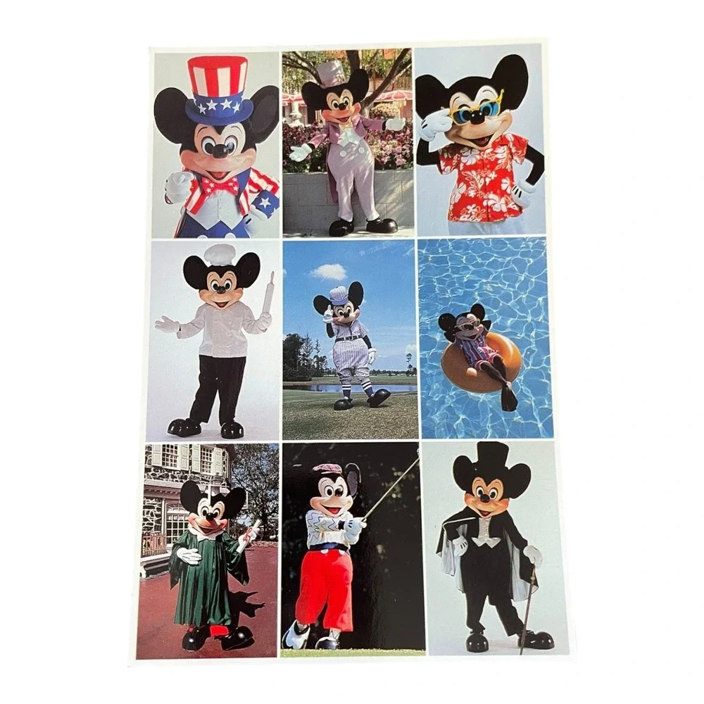 Disney Mickey Mouse The Many Faces Florida Collection Postcard Print LMPC/3046SO